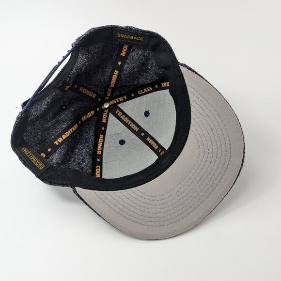 Mens Baseballism Baseball Cap Dad Hat Premium Wool POOR Speckled Gray Snapback - Picture 6 of 14